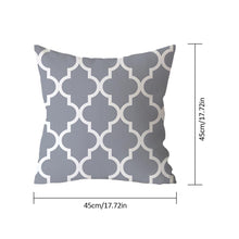 Load image into Gallery viewer, geometric pillowcases | gray 45x45 cm
