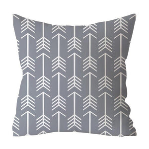 geometric pillowcases | gray 45x45 cm