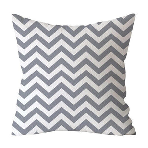 geometric pillowcases | gray 45x45 cm