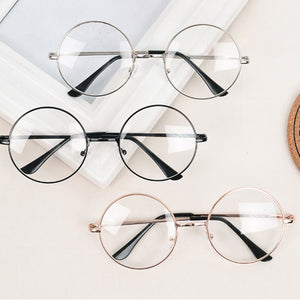 Nerd glasses round without prescription - unisex - different versions