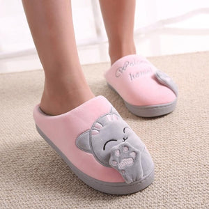 warm cat style slippers