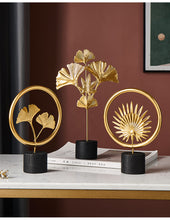 Load image into Gallery viewer, creative floral gold figures
