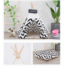 Load image into Gallery viewer, Luxury cat tent &quot;Tiny Cat House&quot; - different designs
