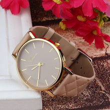 Load image into Gallery viewer, Ladies watch in a noble design in khaki beige - gift idea Christmas present for women
