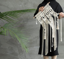 Load image into Gallery viewer, Medium sized macrame wall hangings
