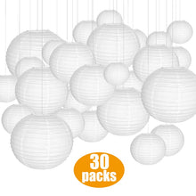 Load image into Gallery viewer, 30x paper lanterns - large color selection
