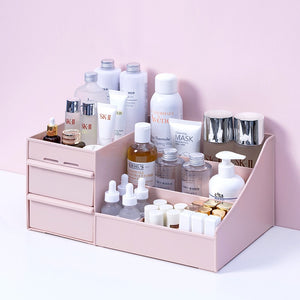 Organizer | Aufbewahrung | Kosmetik | Sortierung - weiß oder rosa