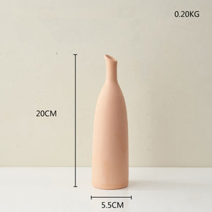 Minimalistische zeitlose Vase in weiß oder rosé